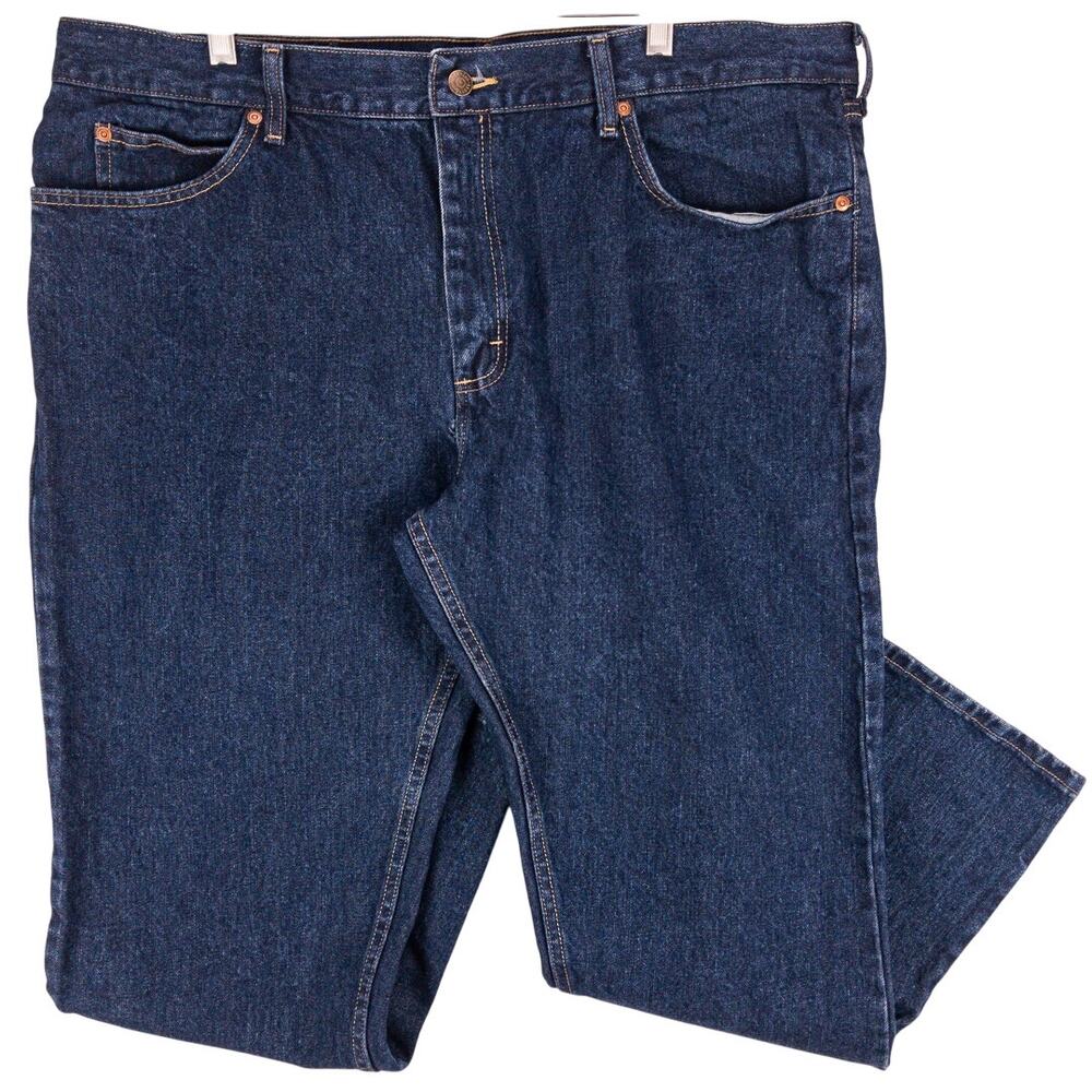Lee Regular Fit Jeans Men's 42x30 Dark Wash 100% Cotton Straight Leg